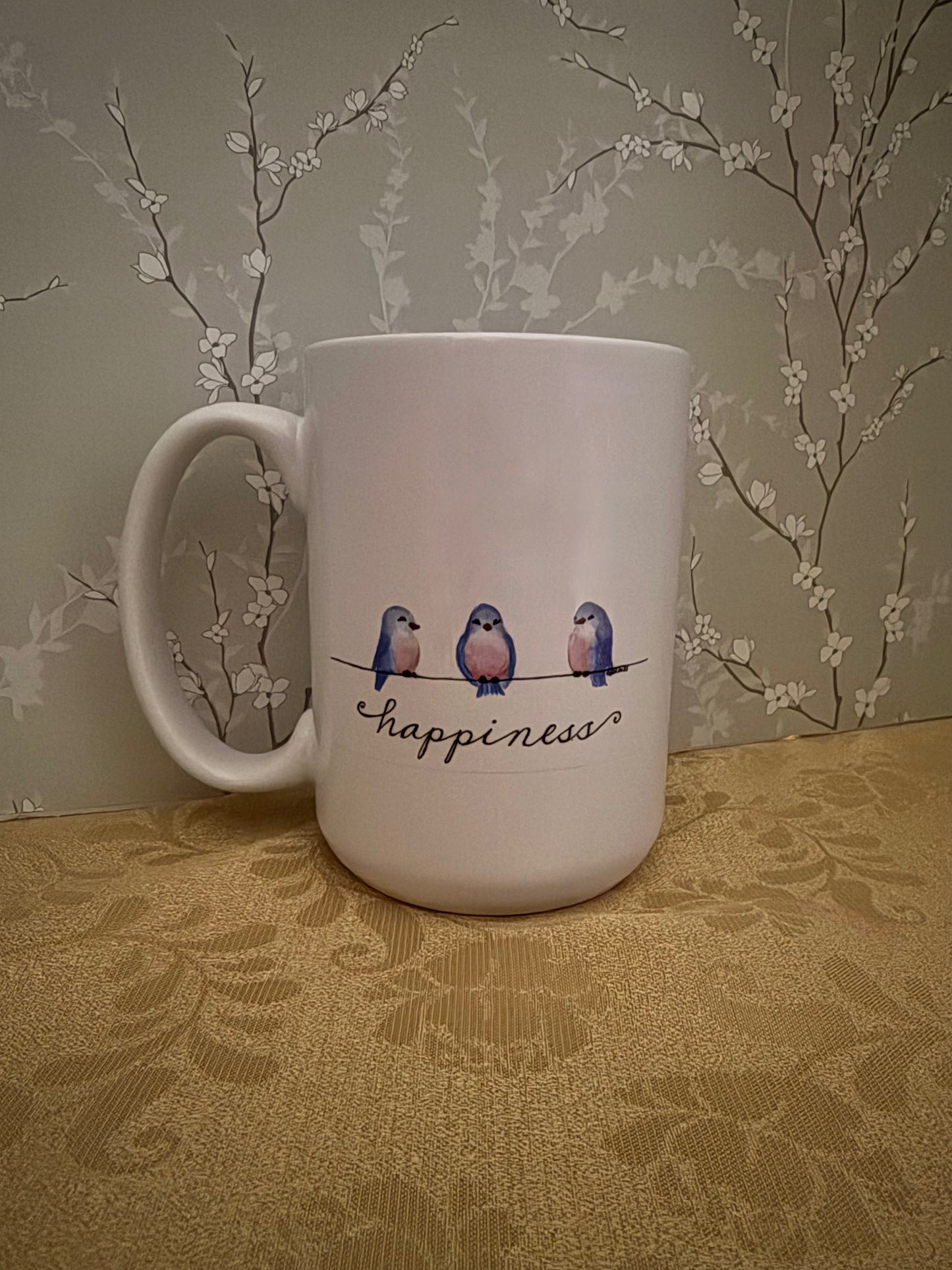 Birds of Happiness Ceramic Mug
